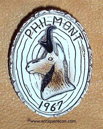 BSA PHILMONT SCOUT RANCH PRONG HORN SHEEP SLIDE 1967