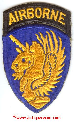 WW II US ARMY 13th AIRBORNE DIVISION PATCH