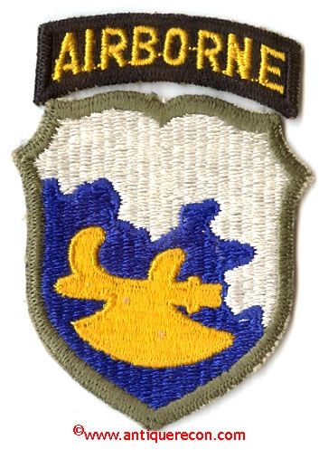 WW II US ARMY 18th AIRBORNE DIVISION PATCH - PHANTOM DIVISION