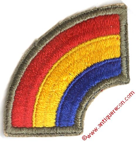 WW II US ARMY 42nd INFANTRY DIVISION PATCH