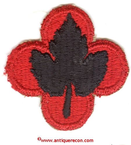 WW II US ARMY 43rd INFANTRY DIVISION PATCH - VARIANT