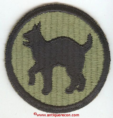 WW II US ARMY 81st INFANTRY DIVISION PATCH