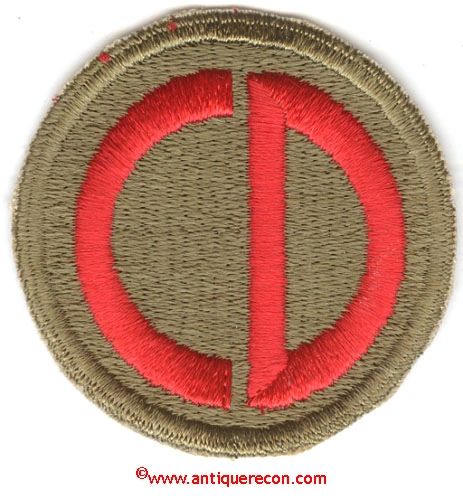 WW II US ARMY 85th INFANTRY DIVISION PATCH