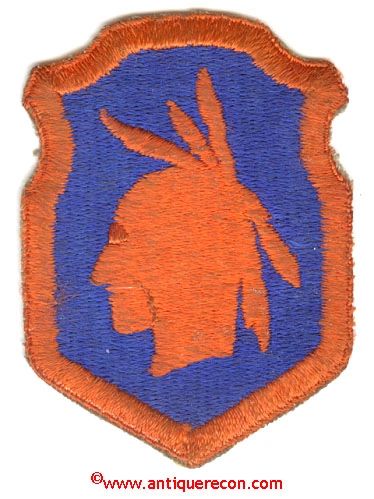 WW II US ARMY 98th INFANTRY DIVISION PATCH