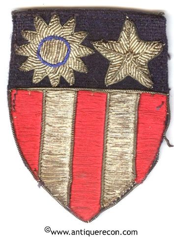WW II US ARMY CHINA BURMA INDIA PATCH - BULLION