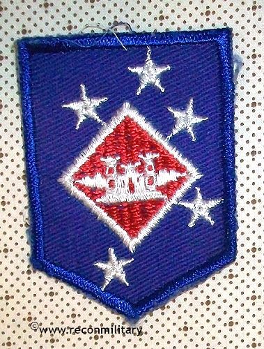 WW II US MARINE AMPHIBIOUS COMMAND AVIATION ENGINEER PATCH - SMALL SIZE