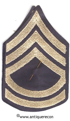WW II US ARMY TECHNICAL SARGENT 2nd GRADE RANK STRIPES