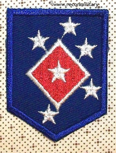 WW II US MARINE AMPHIBIOUS COMMAND SERVICE SUPPLY COMMAND PATCH - SHIRT SIZE