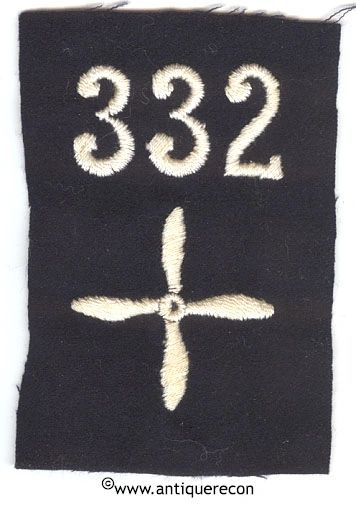 WW I US 332nd AERO SQUADRON ENLISTED SLEEVE INSIGNIA