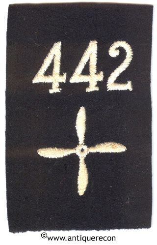 WW I US 442nd AERO SQUADRON ENLISTED SLEEVE INSIGNIA