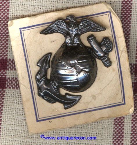 US MARINE CORPS ENLISTED OVERSEAS CAP INSIGNIA