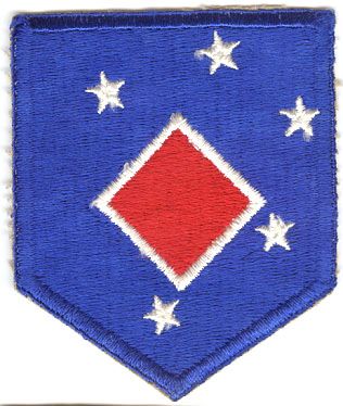 WW II USMC 1st MARINE AMPHIBIOUS COMMAND HEADQUARTERS PATCH