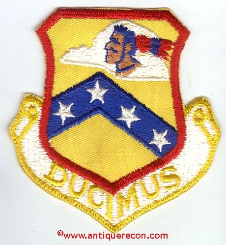USAF 189th AIR REFUELING GROUP PATCH - DUCIMUS