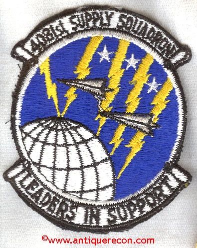 USAF 4081st SUPPLY SQUADRON PATCH