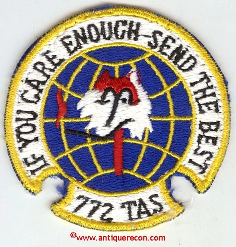 USAF 722nd TACTICAL AIRLIFT SQUADRON PATCH