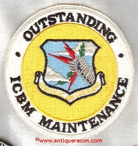 USAF STRATEGIC AIR COMMAND OUTSTANDING ICBM MAINTENANCE PATCH