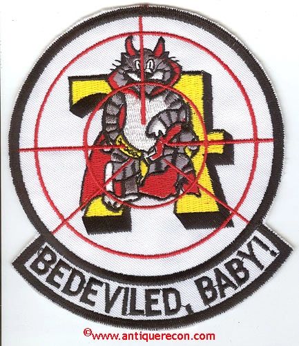 US NAVY VF-74 BEDEVILED BABY PATCH