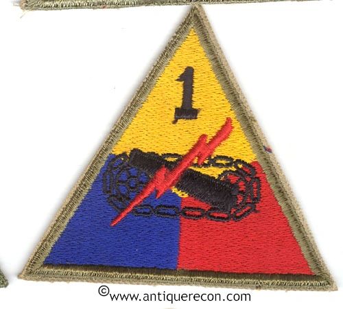 US ARMY 1st ARMORED DIVISION PATCH
