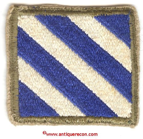 US ARMY 3rd INFANTRY DIVISION PATCH
