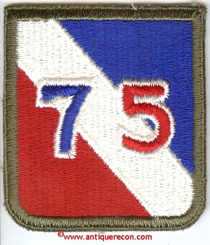 US ARMY 75th INFANTRY DIVISION PATCH