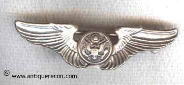 WW II US AAC AIR CREW WING SWEETHEART PIN - CORO - HOME FRONT