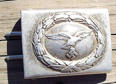 WW II GERMAN LUFTWAFFE ALUMINUM BUCKLE