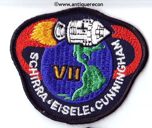 NASA APOLLO VII MISSION PATCH - SMALL