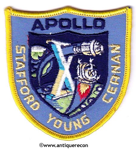 NASA APOLLO X MISSION PATCH - SMALL