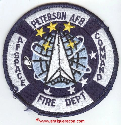NASA PETERSON AFB AIR FORCE SPACE COMMAND FIRE DEPARTMENT PATCH
