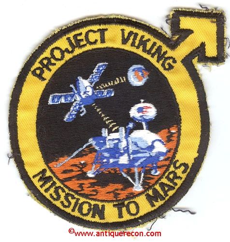 NASA PROJECT VIKING MISSION TO MARS PATCH