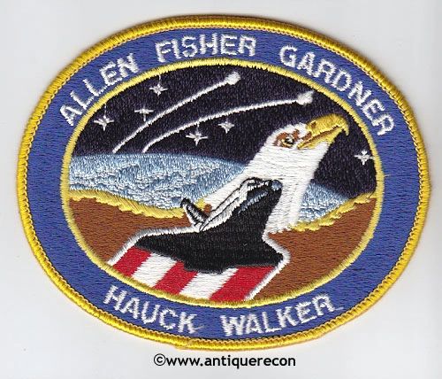 NASA SHUTTLE MISSION 51-A PATCH