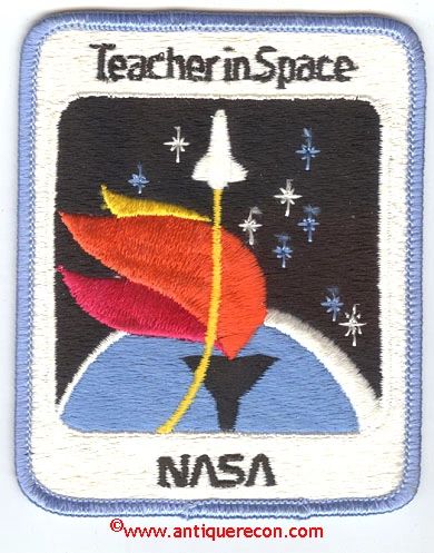 NASA TEACHER IN SPACE COMMEMORATIVE PATCH