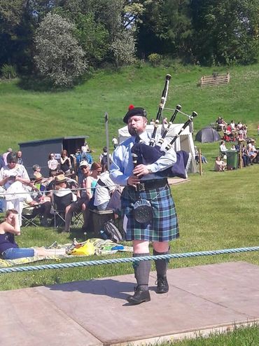 Competing at the Atholl Gathering in 2018