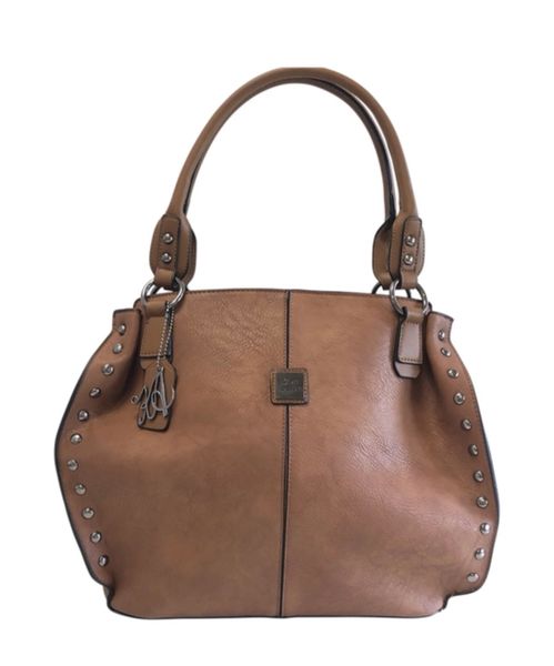 Concealed carry leather purse