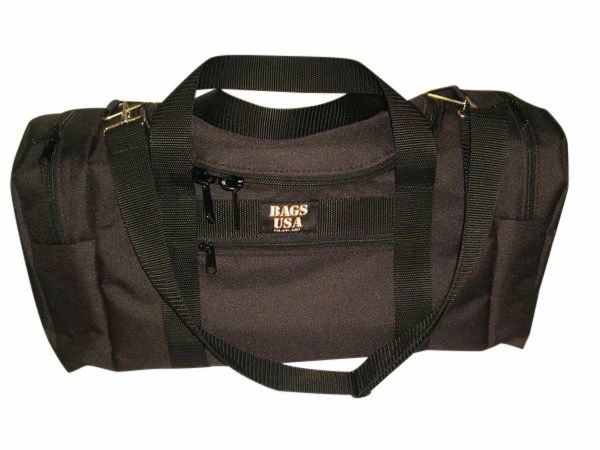 Duffle Large Triple Two End Compartment Front Pocket For Cellphone, keys, Wallet Made In USA.