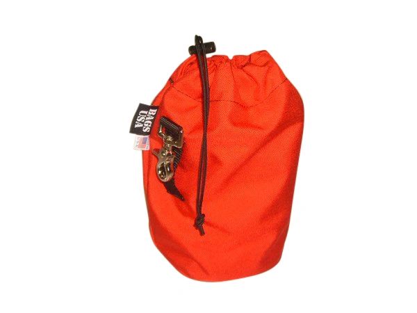 Rope Bag, Rescue Throw Rope Bag, Cordura Drop Bag Holds Up To 65' Made In USA.