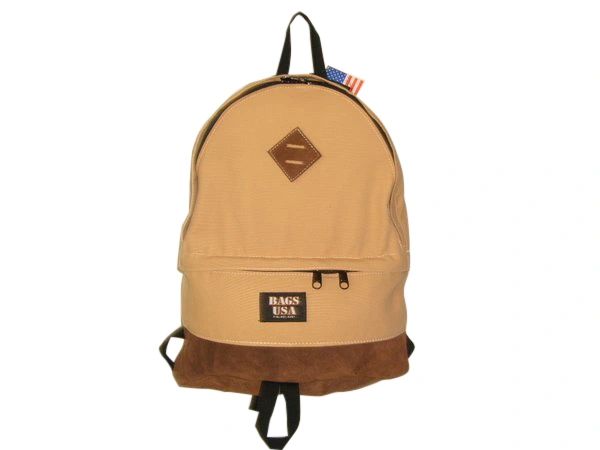 Topper Backpack,book bag,Eco friendly canvas student backpack Made in USA.