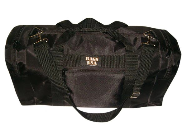 Duffle Travel , Gym Gag. Large Triple Compartment And Front Pocket Made in USA.