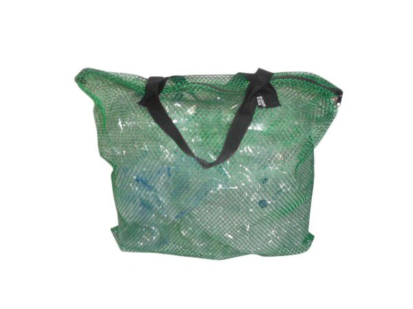 Mesh Tote With Zipper Closure, Industrial Mesh Bag For Beach, Gym, Dive Gear Made in USA.