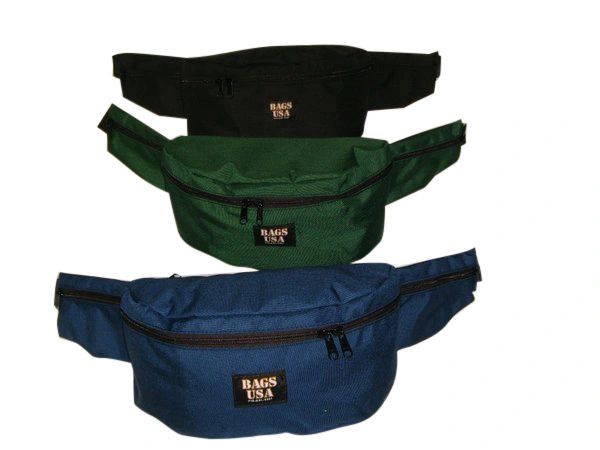 Deluxe Ski Fanny Pack Three Pockets, Waist Pack Made In USA.
