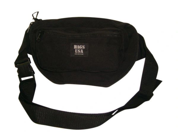 Law Enforcement Concealed Fanny Pack With Holster And Magazine Holder, Made in USA.