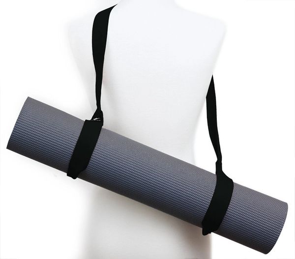 Yoga Mat Carrier Strap, Roller Skate Leash, Ski Boots Or Snowboard Shoulder Sling Made In USA.