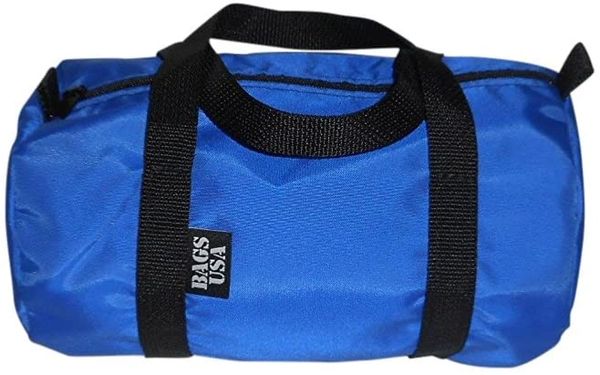 Duffle Small Nylon Perfect for Work, Camping, Beach, Water Resistant Made In USA.