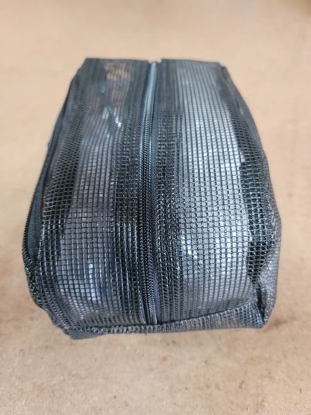 Mesh Toiletry Or Travel Bag, Makeup Bag, Great for Gym, College Dorms, Swimmers Made In USA.