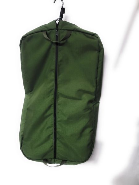 Garment bag, Carry-on Suit Bag with back Zipper Shoe Pocket Made In USA.