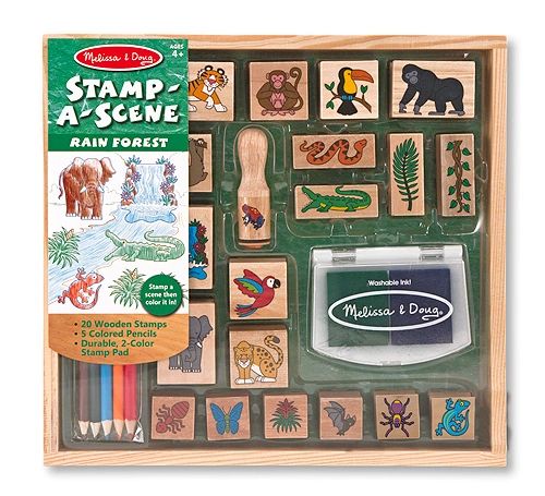 melissa and doug rainforest stamp set