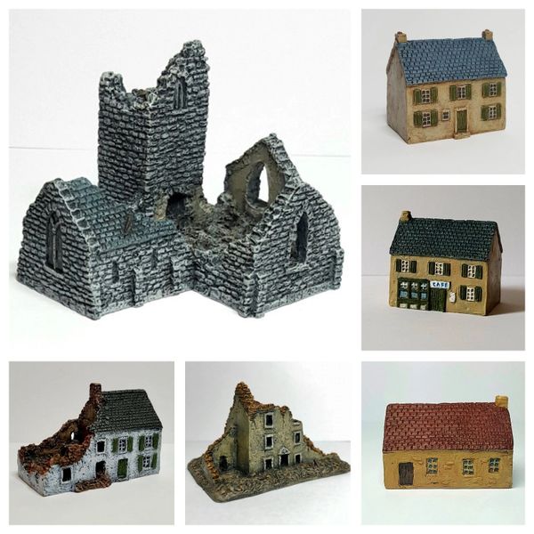 (6mm) 8 - Piece Normandy Village Set