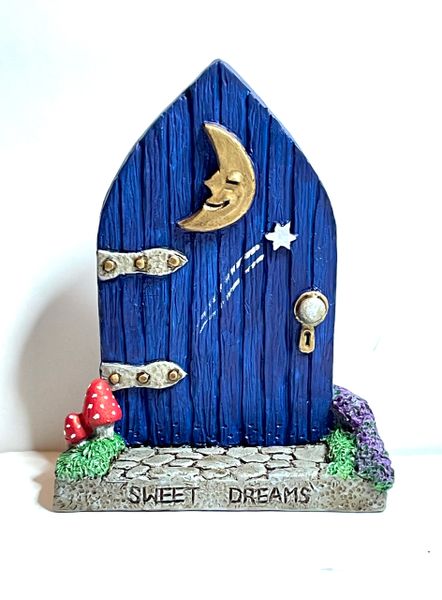 ‘Sweet Dreams’ Fairy Door (Blue)