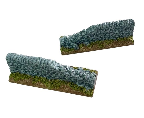 (28mm) Damaged Rural Wall Sections