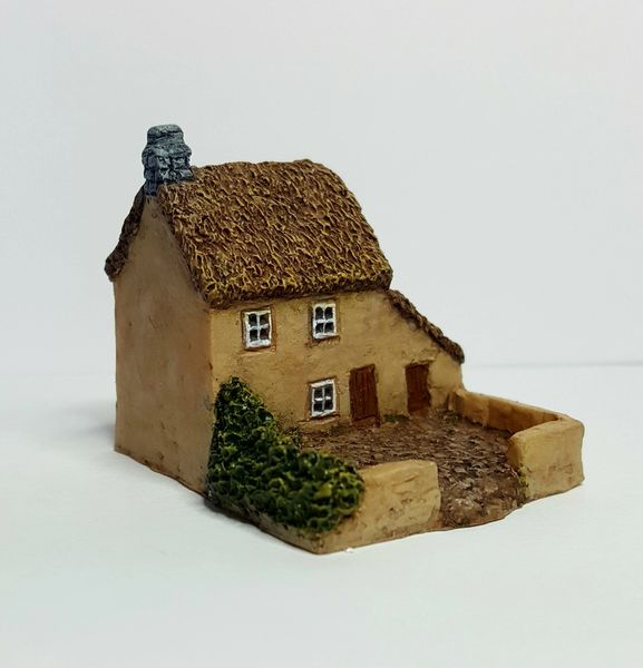 10 items 6mm Scale Wargame Building Scenery Terrace Houses & Church 